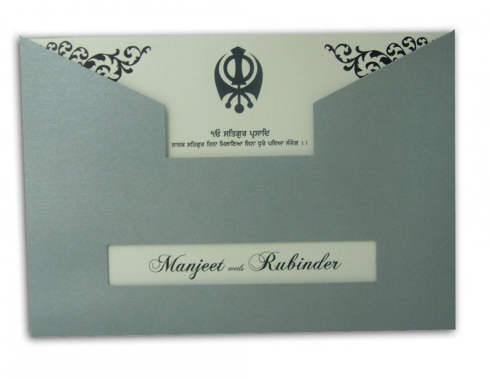 Sikh Wedding Card ABC 465